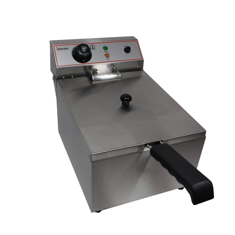 Infernus Countertop Electric Single Tank Fryer – 17L