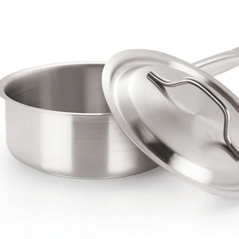 Stainless Steel 24cm/9.5″ Saute Pan – Pack of 2