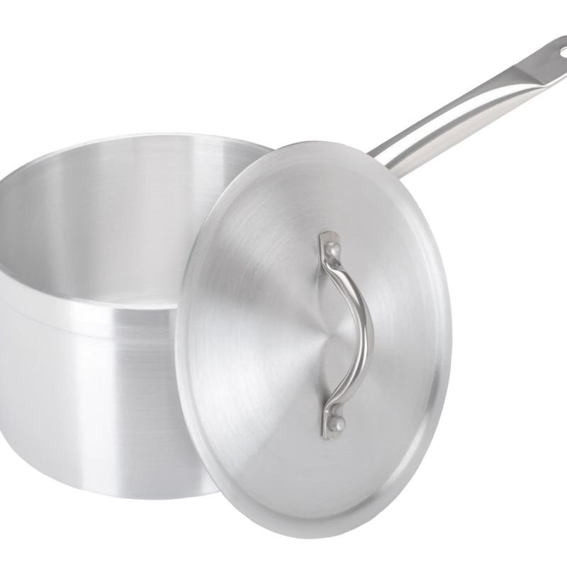 Aluminium Saucepan with Metal Handle 18cm/3L – Pack of 2