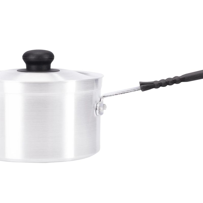 Aluminium Saucepan with Silicon Handle 12cm/1.1L – Pack of 2