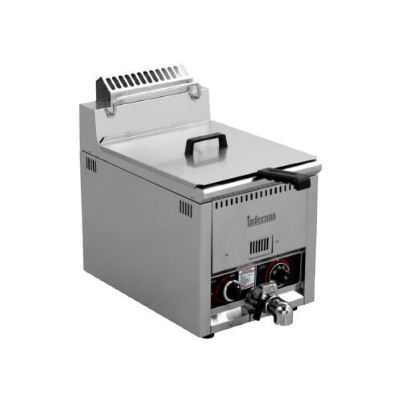Infernus Countertop Single Tank Gas Fryer NG