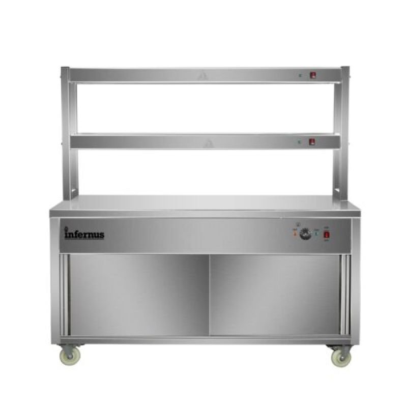 Heated Display Hot Cupboard & Gantry – 150cm (Pass-Through)