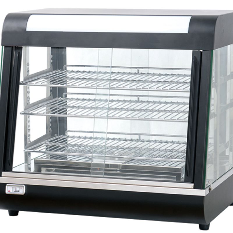 Infernus Black 600mm Heated Display Cabinet