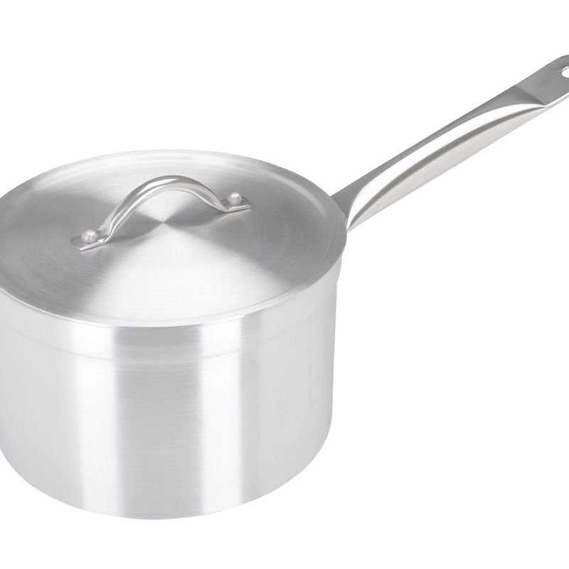 Aluminium Saucepan with Metal Handle 18cm/3L – Pack of 2