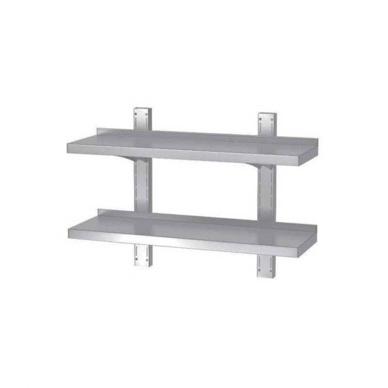 Infernus Adjustable Stainless Steel Wall Shelf – 90cm
