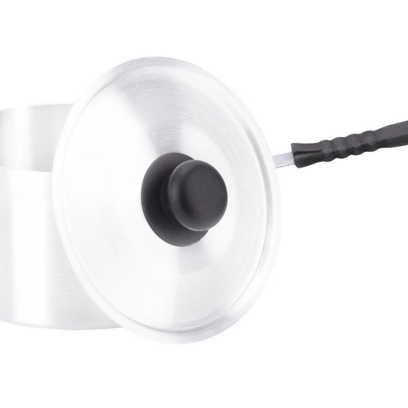 Aluminium Saucepan with Silicon Handle 12cm/1.1L – Pack of 2