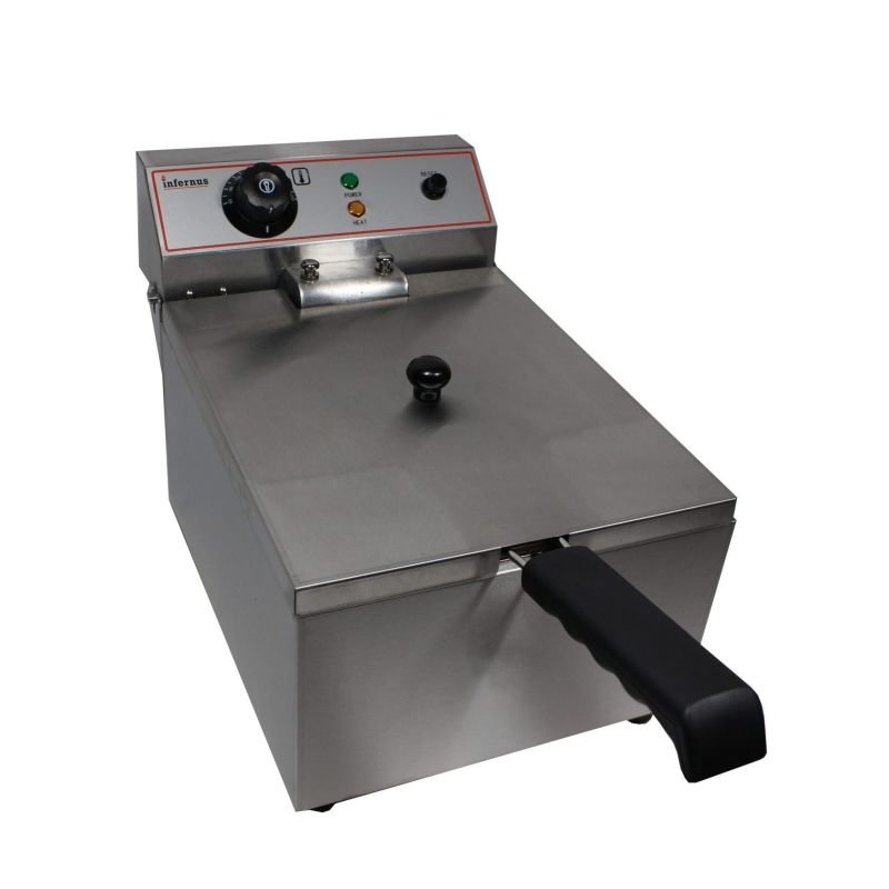 Infernus Countertop Electric Single Tank Fryer – 10L