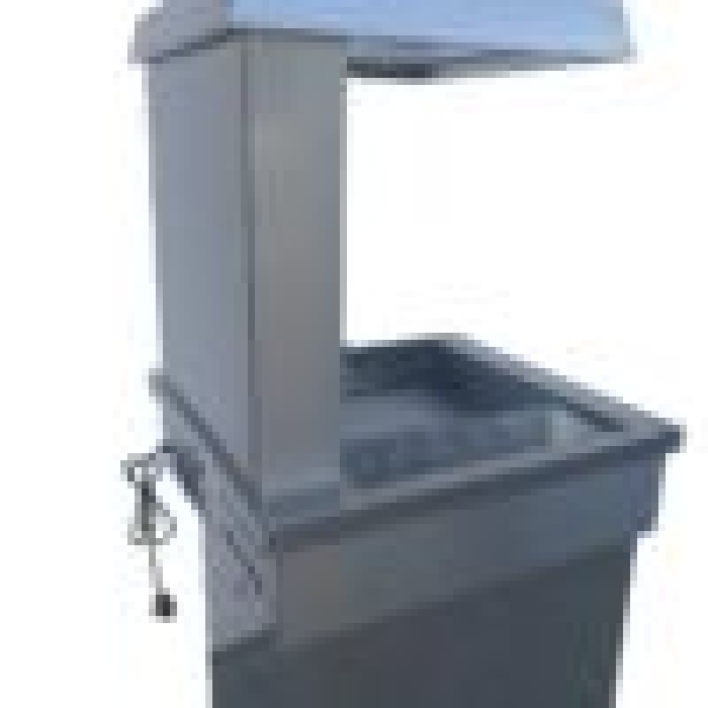 Infernus Freestanding Chip Scuttle with Bag Station