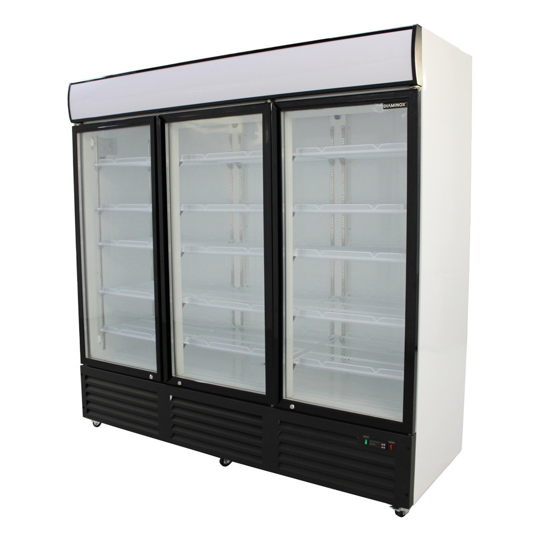 Brand New Diaminox DXF-1985H Triple Door Upright Display Freezer