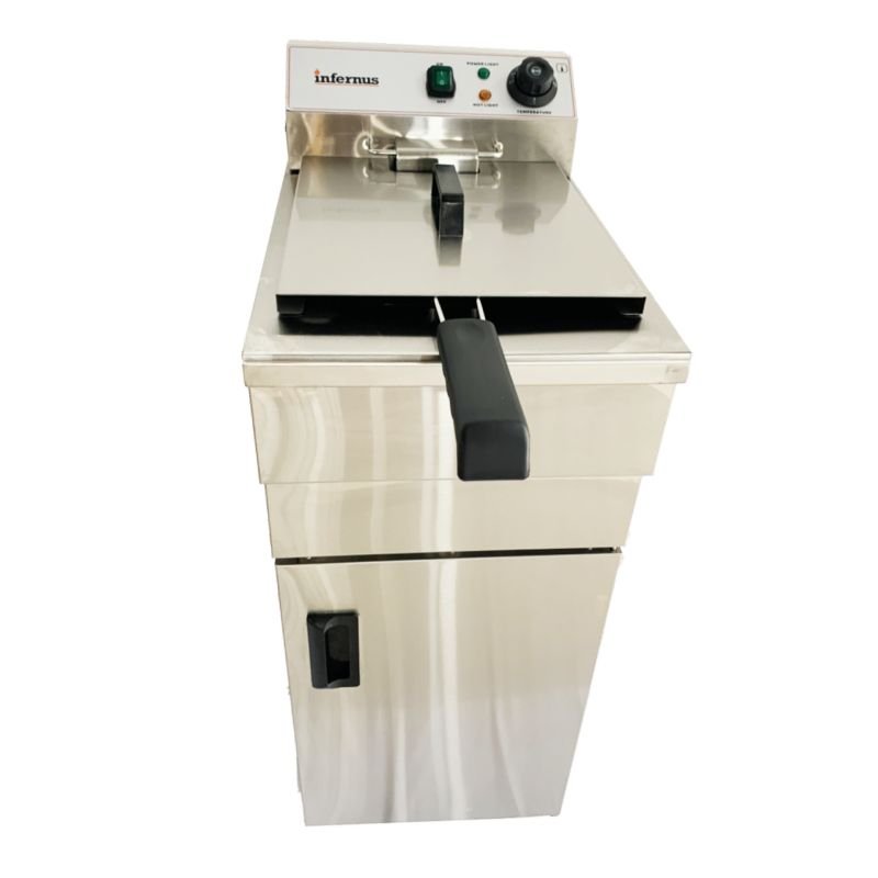 Infernus Free Standing Single Tank Electric Fryer – 16 Litres