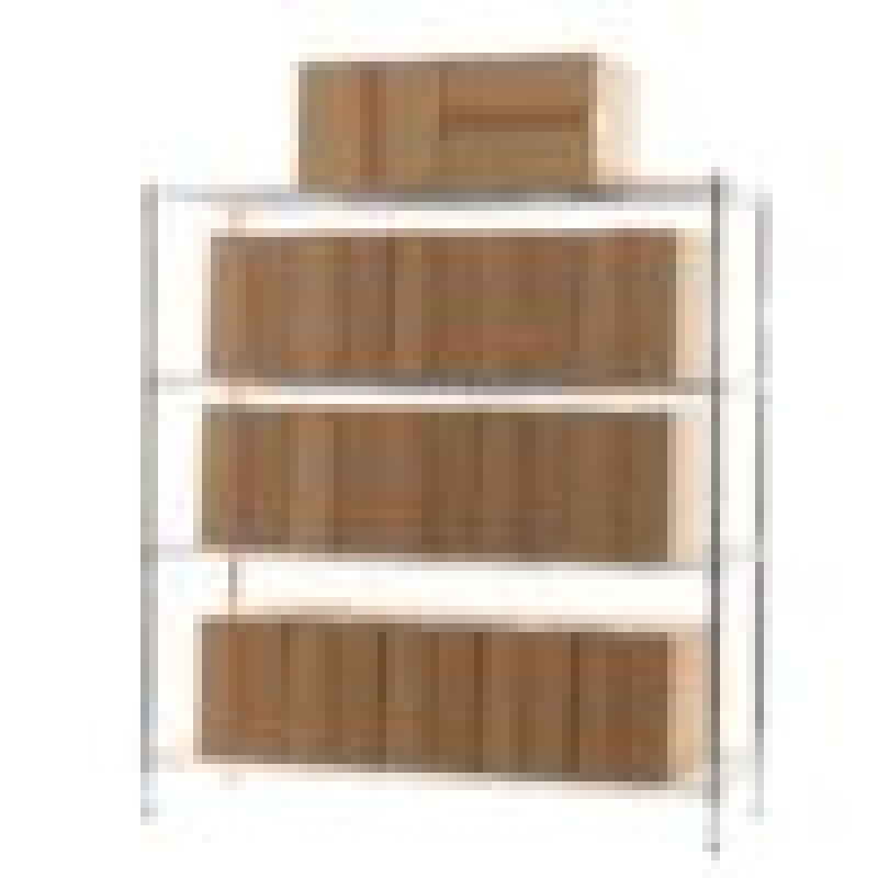 Chrome Commercial Kitchen Shelving Unit – 4 Tier – 1800mm