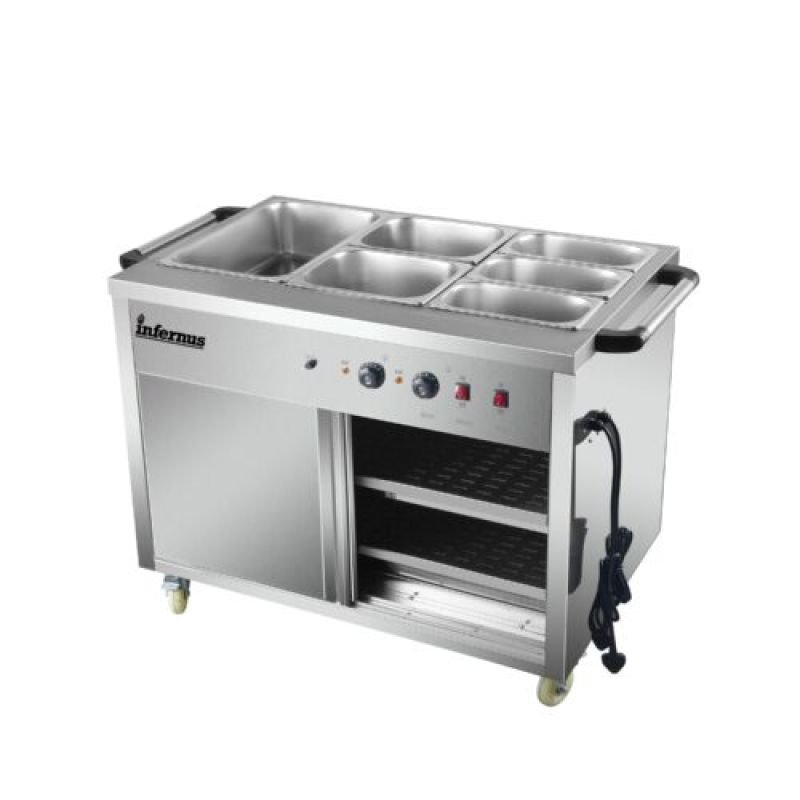 Heated Display Hot Cupboard 121.5cm