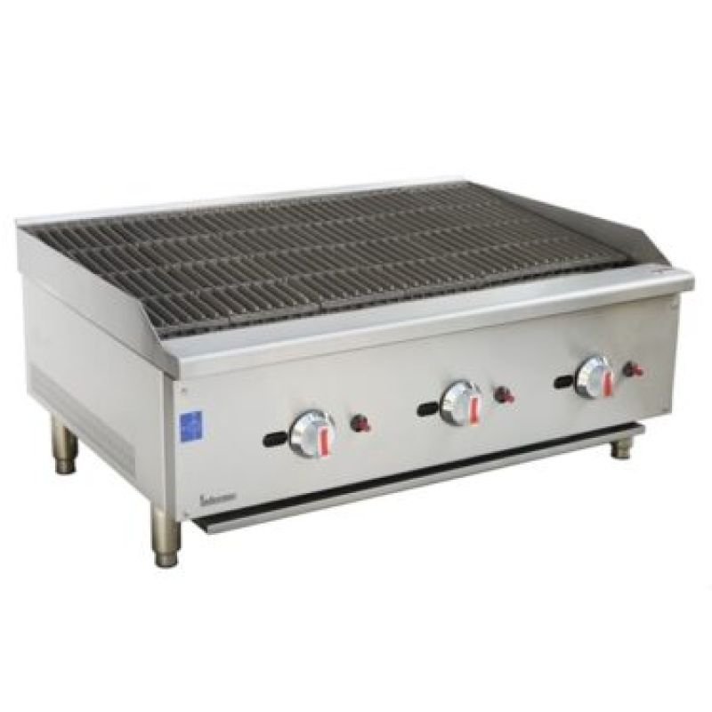 Infernus 3 Burner Gas Radiant Charbroiler/Chargrill – 90cm/36″